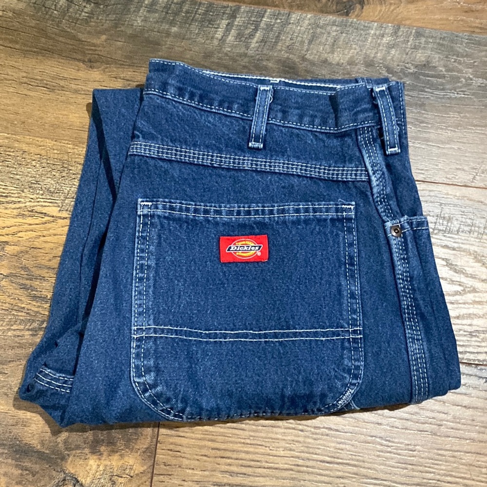 Baggy Dark Washed Dickies Carpenter Jeans